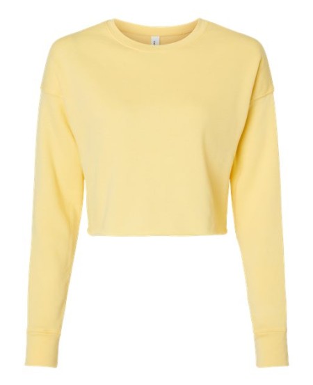 7503 Women's Crop Crew Fleece
