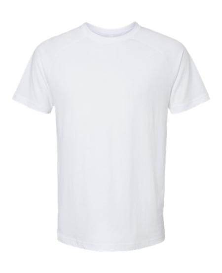 3201 Heather CVC Raglan Tee