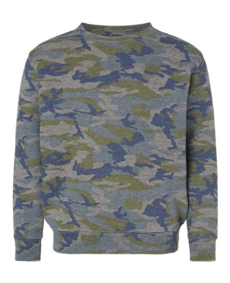2225 Youth Elevated Fleece Crewneck Sweatshirt
