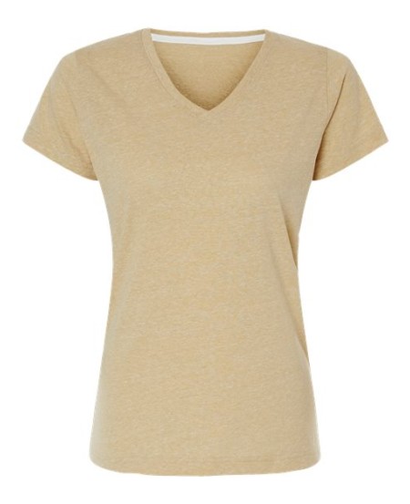 3591 Women's Harborside Mélange V-Neck Tee