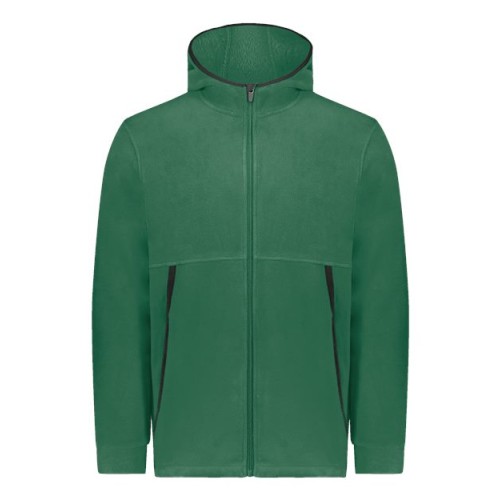 6858 Unisex Eco Revive Polar Fleece Hooded Full-Zip Jacket