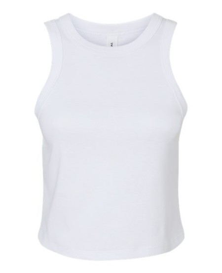 1019 Women's Micro Rib Racer Tank