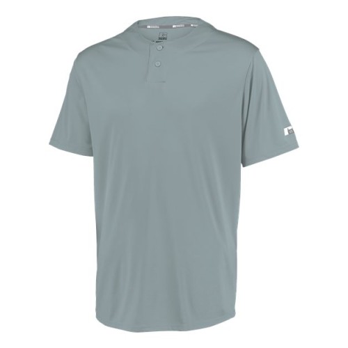 3R7X2B Youth Performance Two-Button Solid Jersey