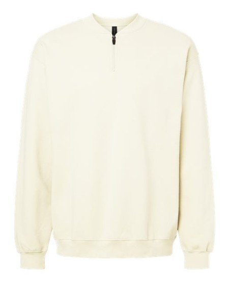 SF008 Softstyle Midweight 14 Zip Sweatshirt