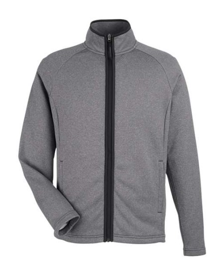 CE72 Men's Venture Heathered Stripe Full-Zip