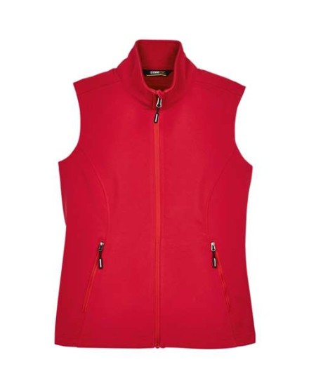 CE701W Women's Cruise Two-Layer Fleece Bonded Soft Shell Vest