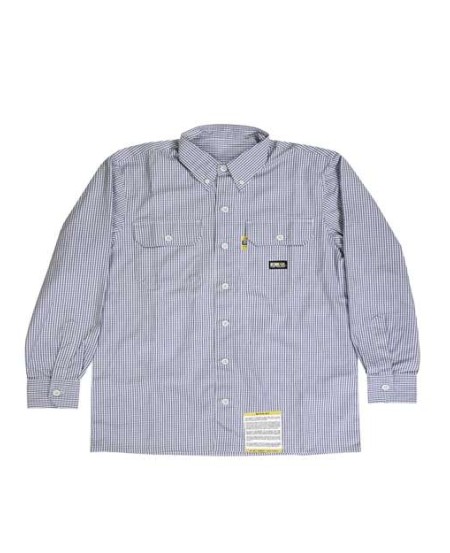 FRSH21T Men's Tall Flame-Resistant Down Plaid Work Shirt