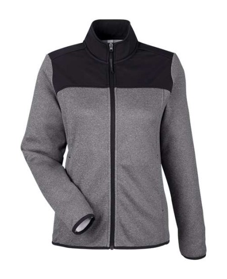 CE74W Women's Venture Heathered Stripe Hybrid Jacket