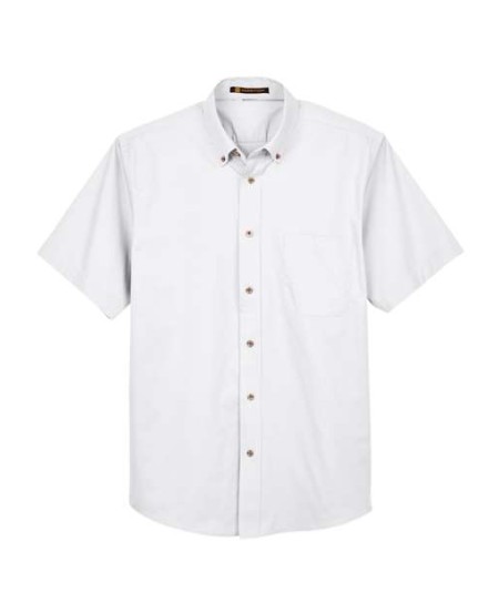 M500S Men's Easy Blend Twill Dress Shirt with Stain-Release