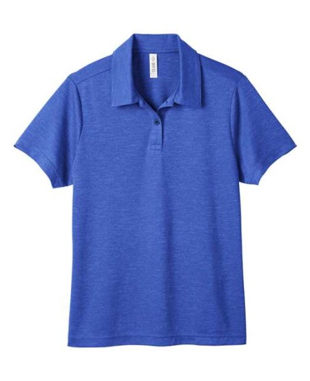 TT51HW Women's Zone Sonic Heather Performance Polo