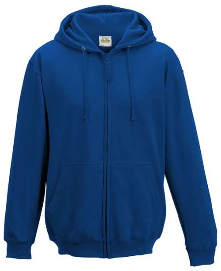 JHA050 Midweight College Full-Zip Hooded Sweatshirt