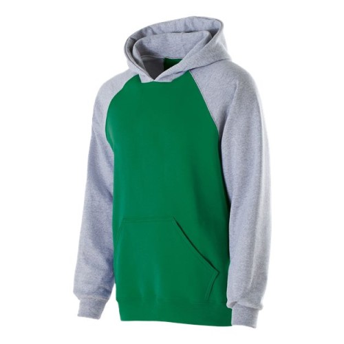 229279 Youth CottonPoly Fleece Banner Hooded Sweatshirt
