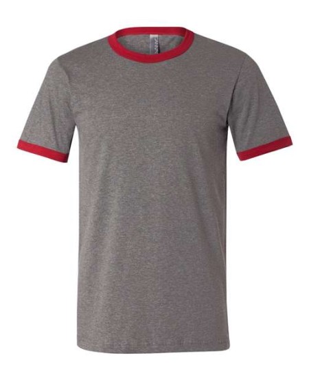 3055 Jersey Heather Ringer Tee
