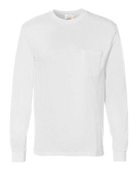 5596 Men's Authentic Long Sleeve Pocket T-Shirt