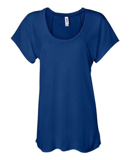 8801 Womens Flowy Raglan Tee