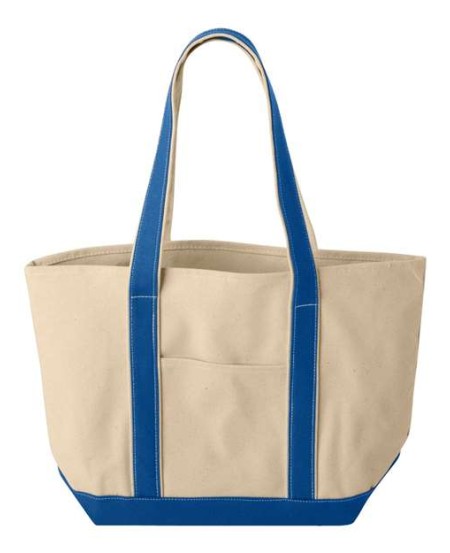 8871 Windward Large Cotton Canvas Classic Resort Tote