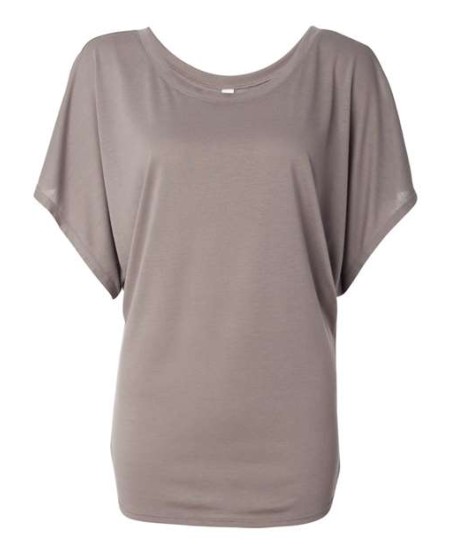 8821 Womens Flowy Draped Dolman Tee