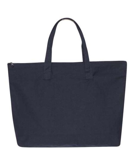 8863 Tote with Top Zippered Closure