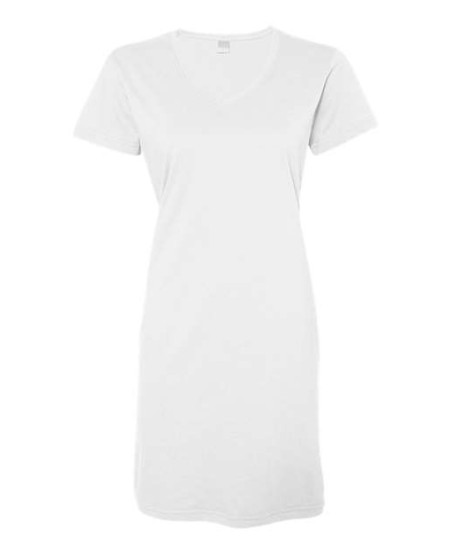 3522 Women's Fine Jersey V-Neck Coverup