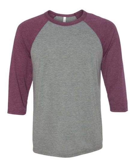 3200 Unisex Three-Quarter Sleeve Baseball Tee