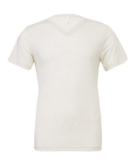 3415 Triblend V-Neck Short Sleeve Tee
