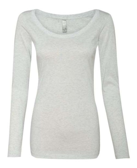 6731 Womens Triblend Scoop Neck Long Sleeve T-Shirt