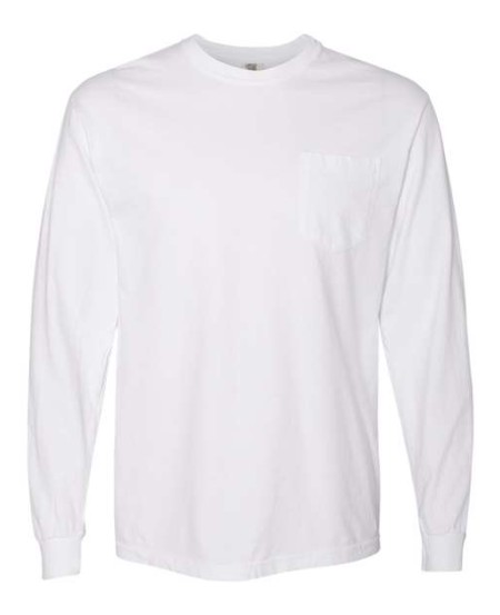 4410 Garment-Dyed Heavyweight Long Sleeve Pocket T-Shirt
