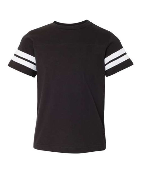 6137 Youth Football Fine Jersey Tee