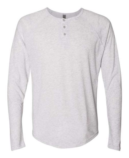 6072 Men's Triblend Henley T-Shirt