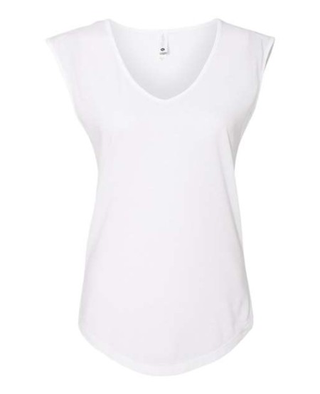 5040 Women's Festival Sleeveless Deep V-Neck T-Shirt