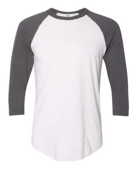 BB453W Unisex 5050 Raglan Three-Quarter Sleeve Tee
