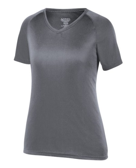 2792 Women's Attain Wicking V-Neck T-Shirt