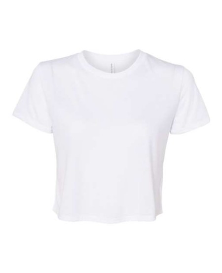 8882 Womens Flowy Crop Tee