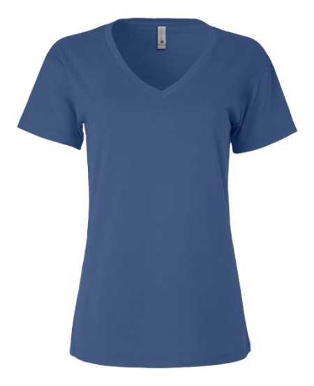 3940 Womens Cotton V-Neck T-Shirt