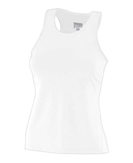 1202 Women's Solid Racerback Tank Top