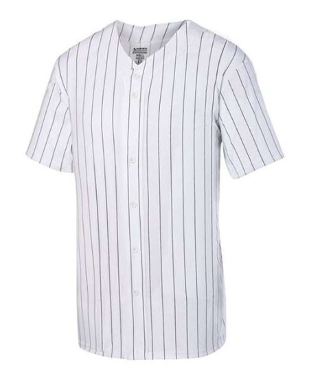1685 Pinstripe Full Button Baseball Jersey