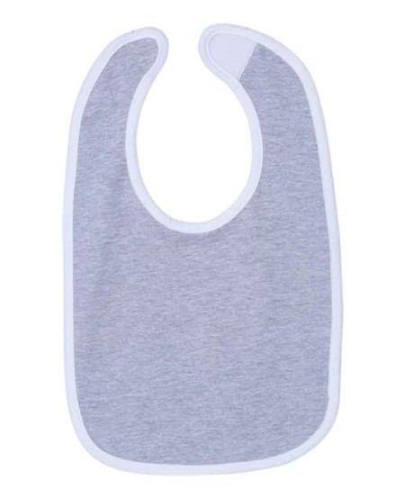 1004 Infant Contrast Trim Premium Jersey Bib