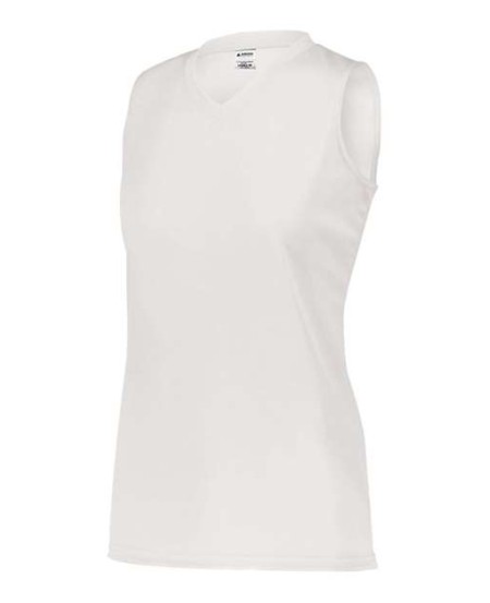 4795 Girls' Sleeveless Wicking Attain Jersey
