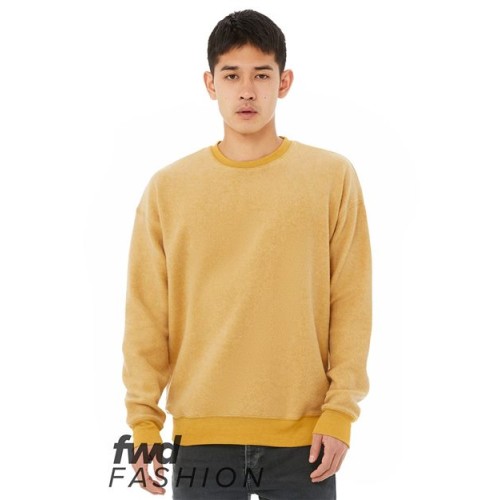 3345 FWD Fashion Sueded Drop Shoulder Sweatshirt