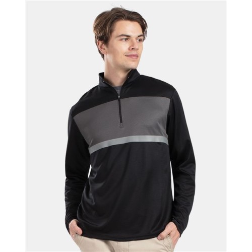 222591 Men's Dry-Excel Prism Bold Quarter-Zip Pullover