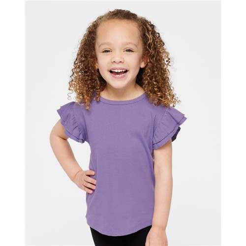 3339 Toddler Flutter Sleeve Tee
