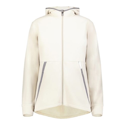 6860 Eco Revive Women's Polar Fleece Hooded Full-Zip Jacket