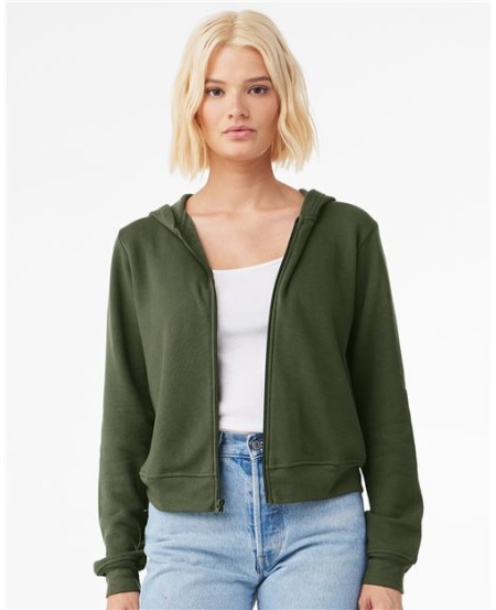 7539 FWD Fashion Women's Sponge Fleece Full-Zip Hoodie