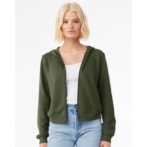 7539 FWD Fashion Women's Sponge Fleece Full-Zip Hoodie