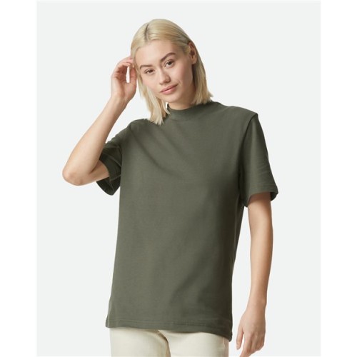 1PQ Pique Mockneck Tee