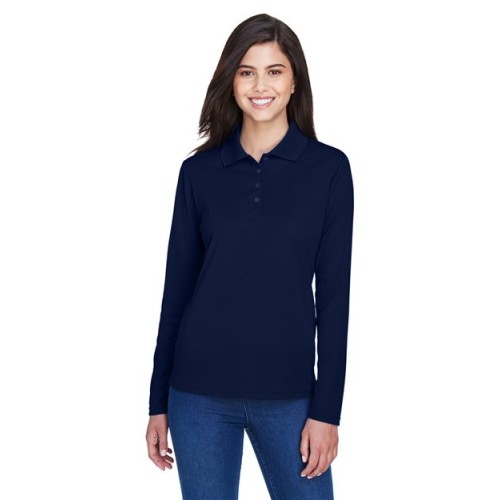 78192 Women's Pinnacle Performance Long Sleeve Piqué Polo