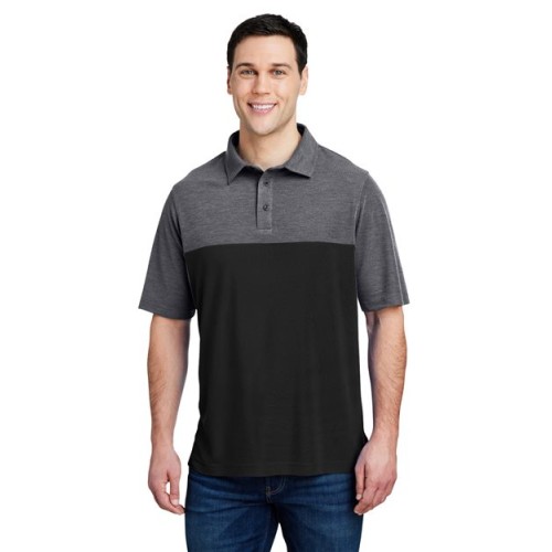 CE112C Men's Fusion ChromaSoft Colorblock Polo