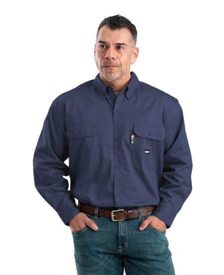 FRSH10 Men's Flame-Resistant Button-Down Work Shirt