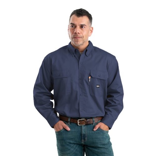 FRSH10 Men's Flame-Resistant Button-Down Work Shirt