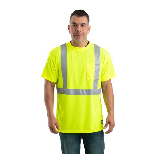 HVK012 Men's Hi-Vis Class 2 Performance Pocket T-Shirt